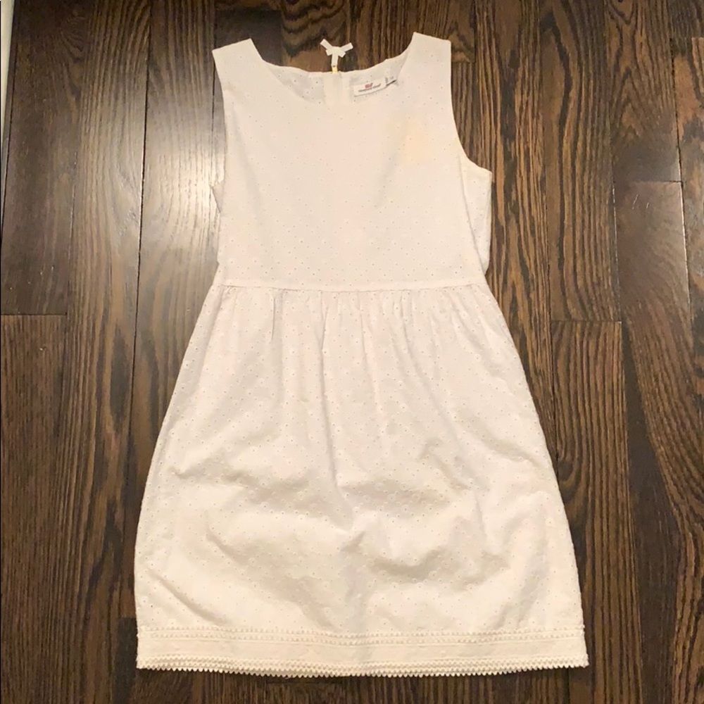 Girls white vineyard vines dress